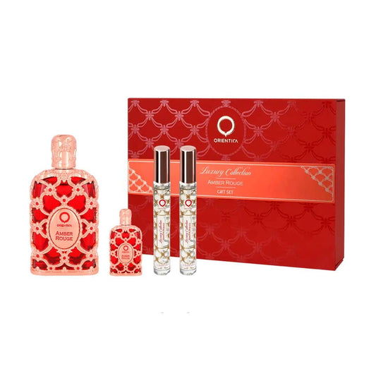 Estuche Orientica Amber Rouge Unisex Eau De Parfum 80 Ml Original