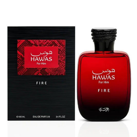 Rasasi Hawas Fire Men Eau De Parfum 100 Ml Original