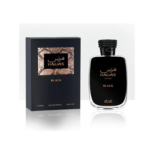 Rasasi Hawas Black Men Eau De Parfum 100 Ml Original