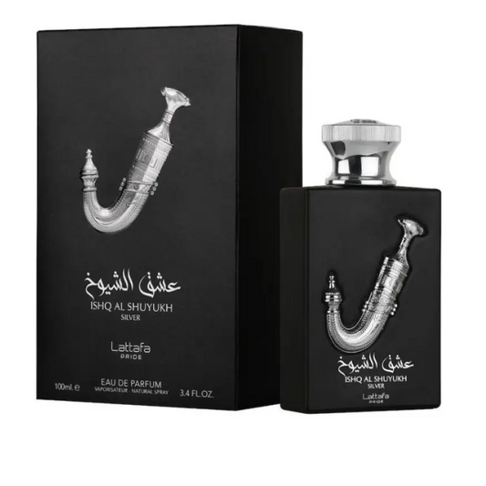 Lattafa Ishq Al Shuyukh Silver Men Eau De Parfum 100 Ml Original