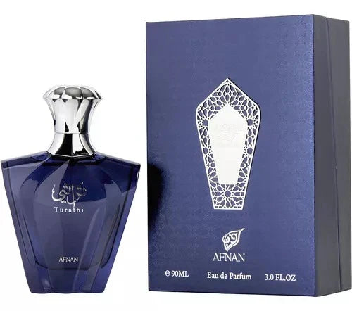 Afnan Turathi Blue Eau De Parfum 90 Ml Unisex Original