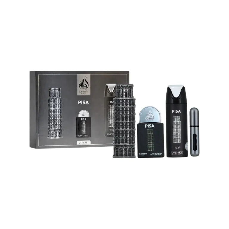 Estuche Pisa Eau De Parfum 4 Piezas Unisex 100+20+ 200+ 5 ml Original