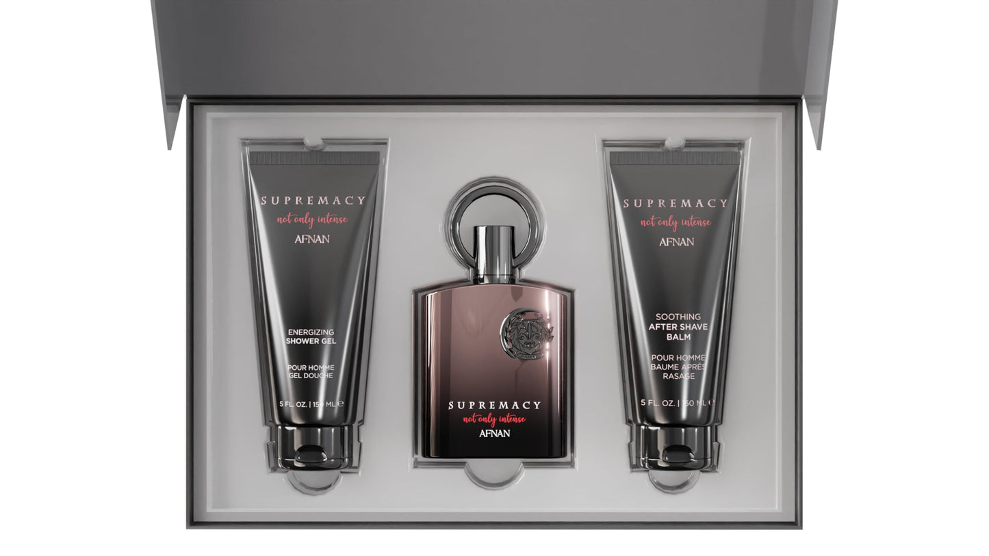 Afnan Estuche Supremacy Not Only Intense 100+ 150+ 150 Ml  Unisex 3 PC Original