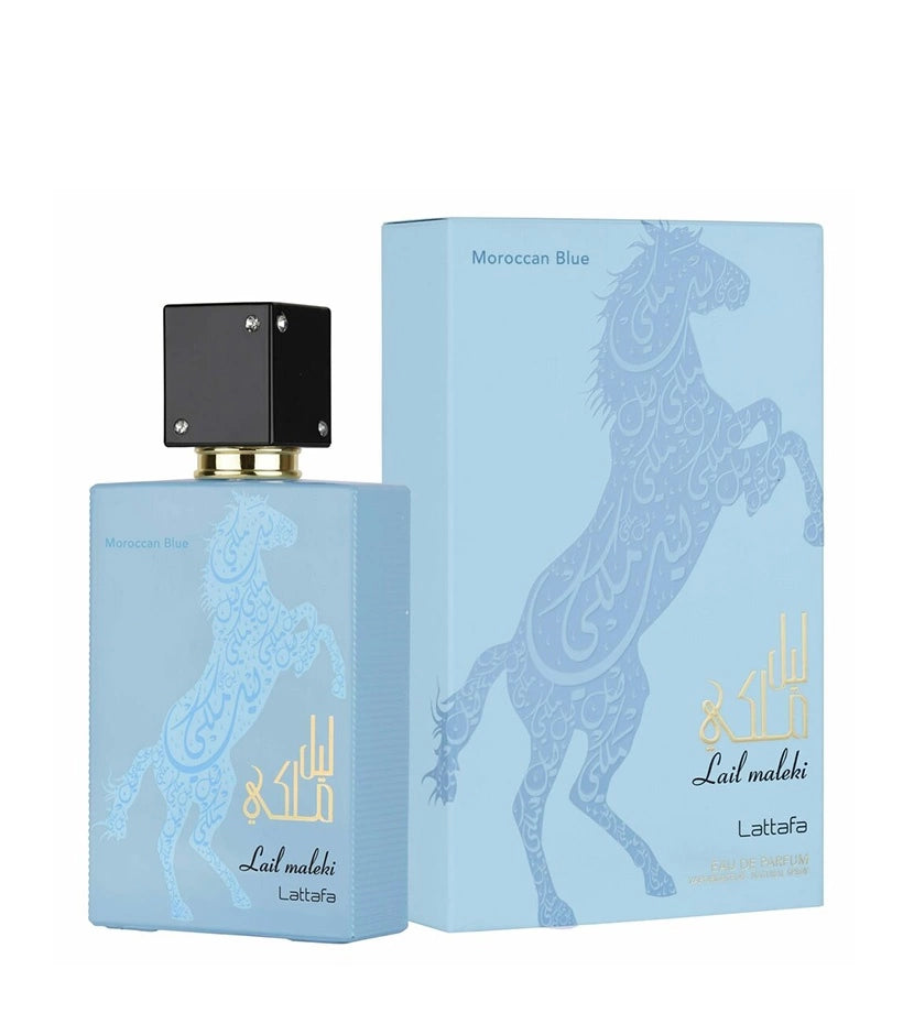 Lattafa Lail Maleki Moroccan Blue Unisex Eau De Parfum 100 Ml Original